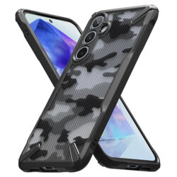 Husa Samsung Galaxy A55 5G Ringke Fusion X Design, camo black