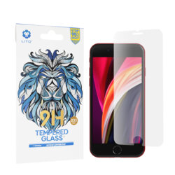 Folie Sticla iPhone SE 2, SE 2020 Lito 9H Tempered Glass - Clear