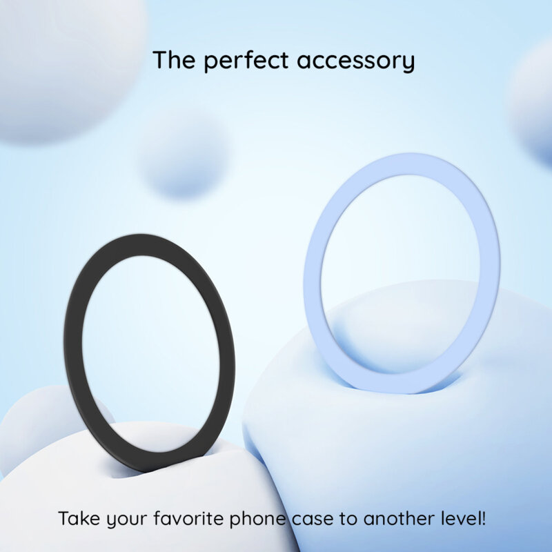 [Pachet 2x] Adaptor incarcare wireless JoyRoom, roz, JR-Mag-M3