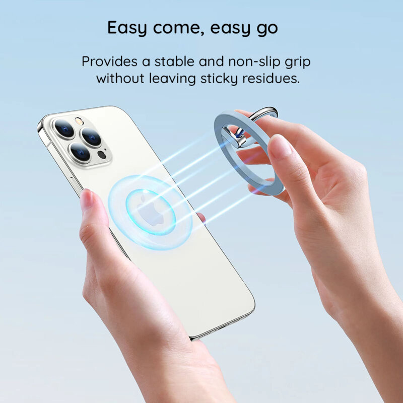 Inel pentru telefon JoyRoom, zinc, albastru, JR-Mag-M2