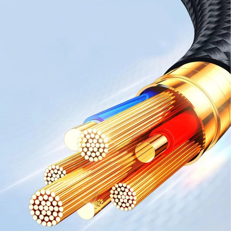 Cablu iPhone, 2xtip C, Micro JoyRoom, 3.5A, 1.2m, negru, S-1T4018A18