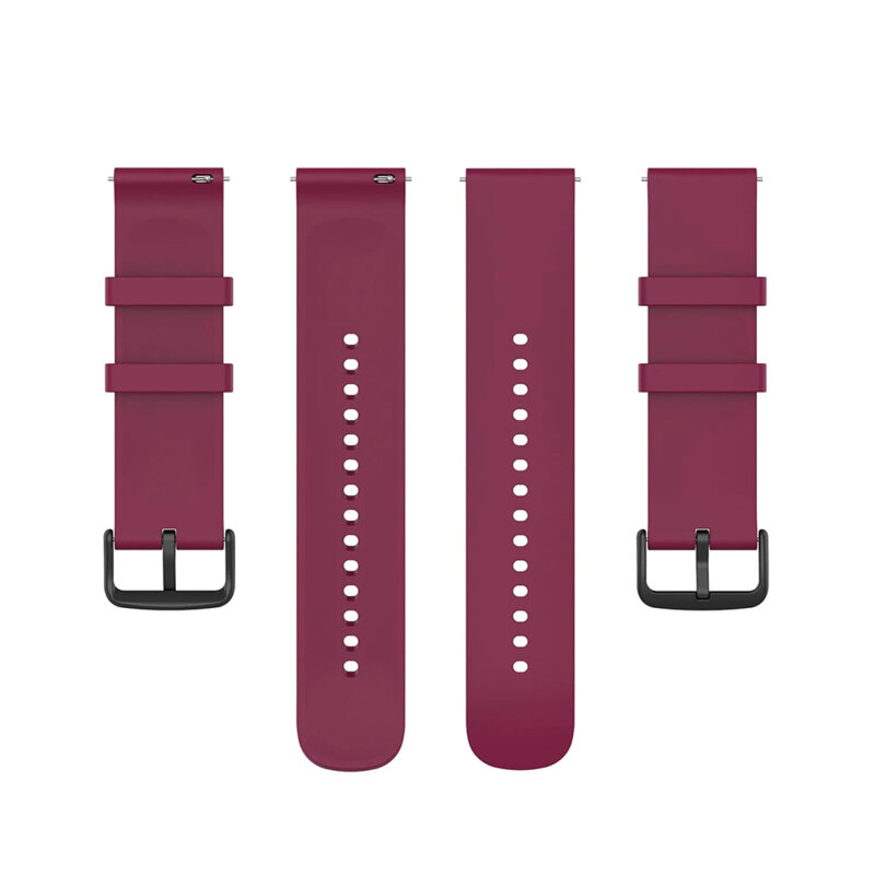 Curea Fossil Hybrid 22mm Techsuit, visiniu, W001