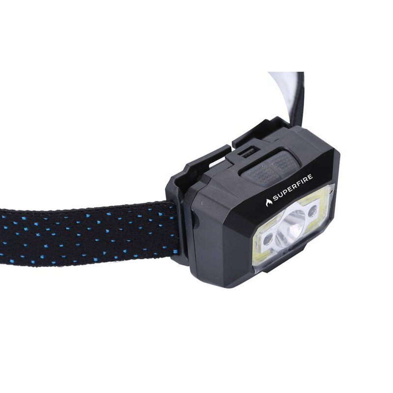 Lampa LED de cap profesionala 340lm Superfire X30, galben