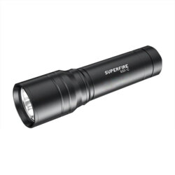 Lanterna LED 800mAh, 5W, IP43 Superfire S33-C, negru