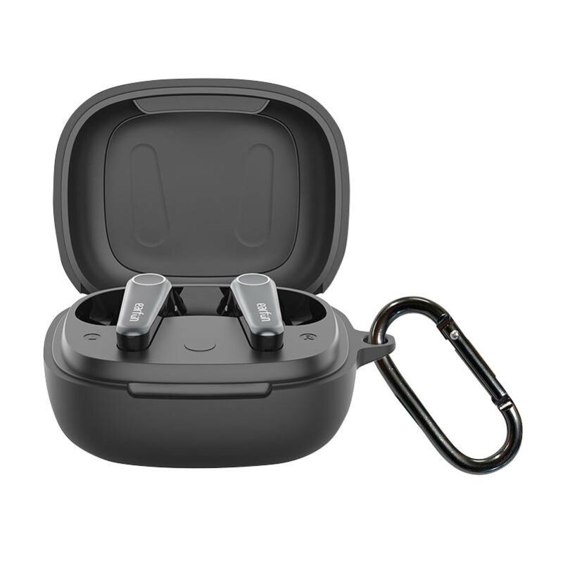 Husa pentru casti Earfun, protectie earbuds AirPro3, negru, TW500CCB