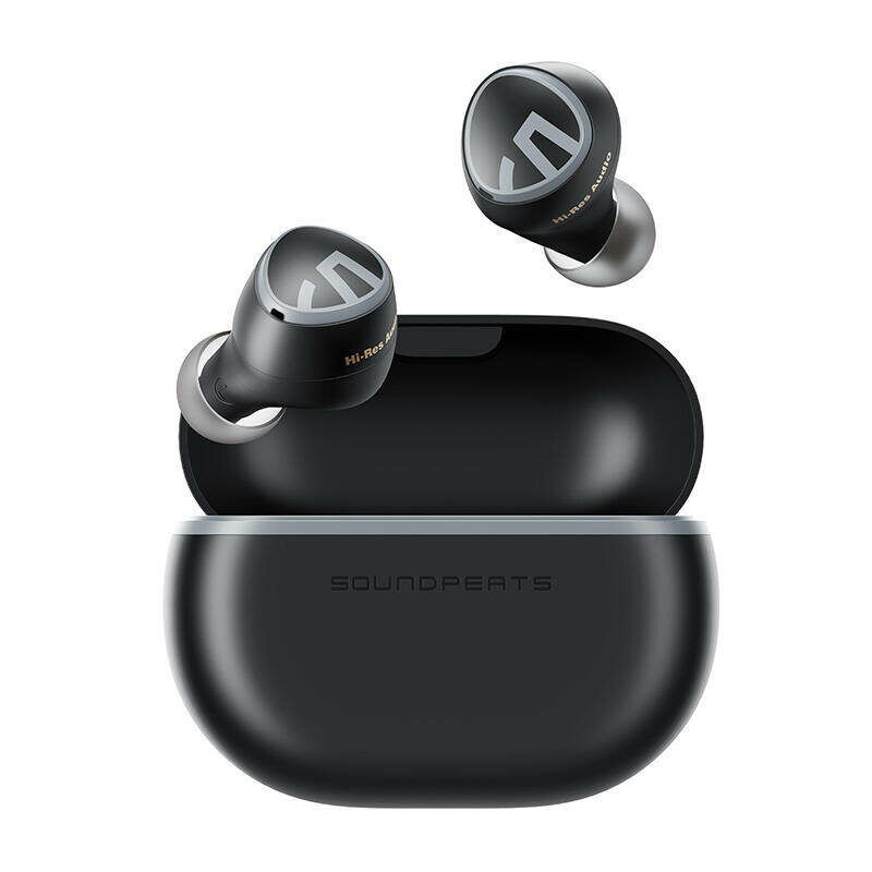 Casti in-ear Bluetooth, LDAC, IPX4 Soundpeats Mini HS, negru