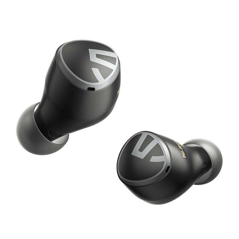 Casti in-ear Bluetooth, LDAC, IPX4 Soundpeats Mini HS, negru