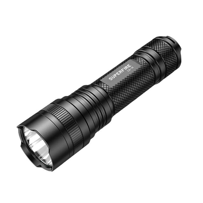 Lanterna LED 750lm, USB-C, 15W Superfire L6-H, negru