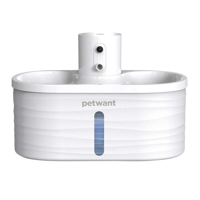 Dispenser pentru apa pisici, iepuri Petwant W4-L, 2.5l, alb