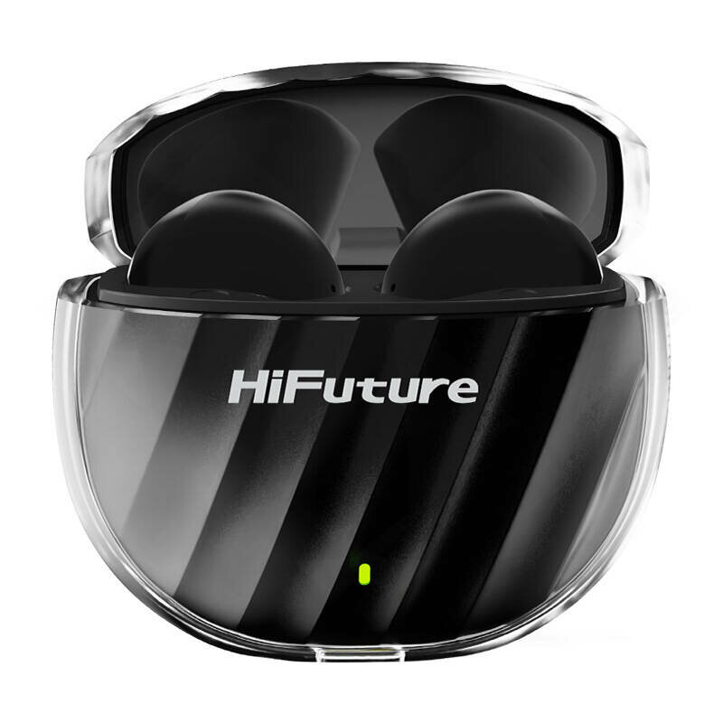 Casti in-ear Bluetooth, TWS earbuds HiFuture FlyBuds 3, negru