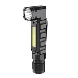 Lanterna LED multifunctionala 200lm, USB, 5W Superfire G19, negru
