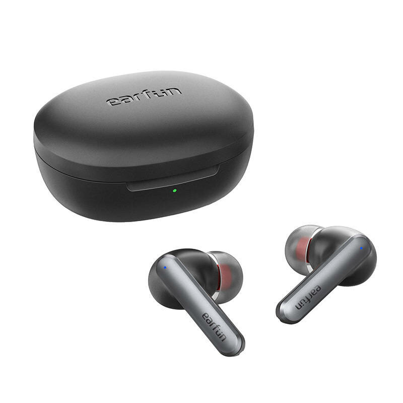 Casti in-ear Bluetooth, earbuds Earfun Air S, negru, TW201B