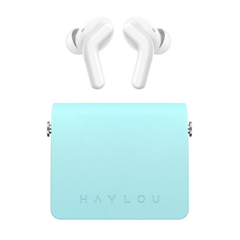 Casti in-ear Bluetooth, earbuds Haylou Lady Bag, albastru