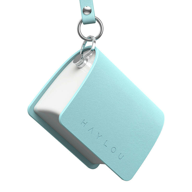 Casti in-ear Bluetooth, earbuds Haylou Lady Bag, albastru