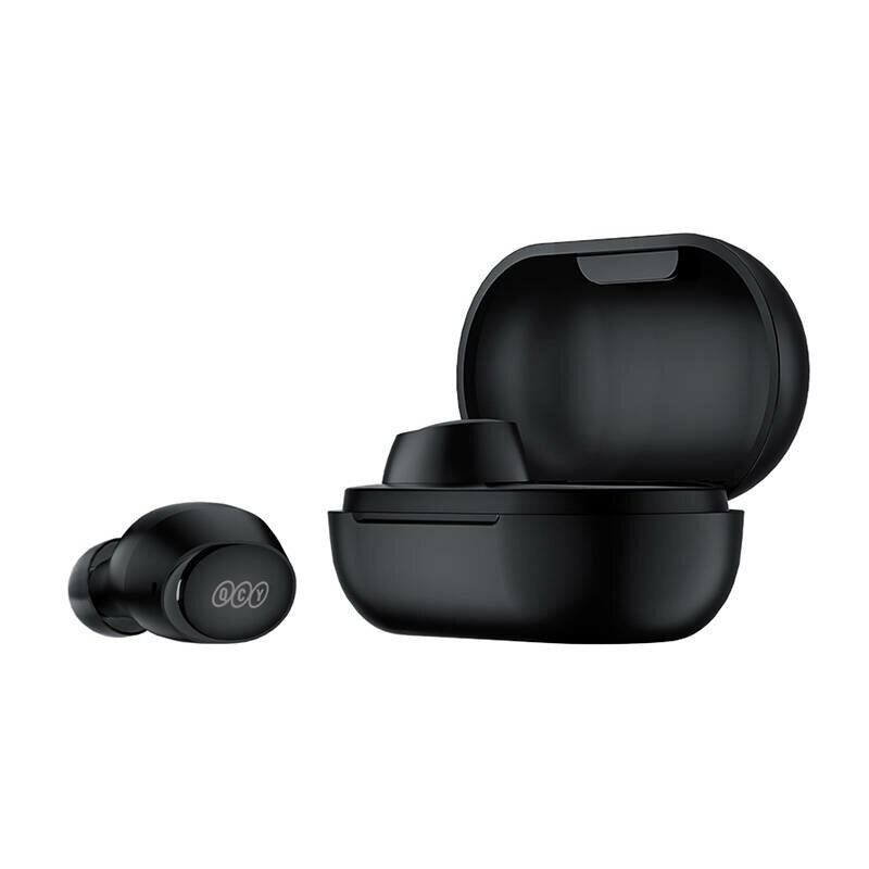 Casti Bluetooth TWS waterproof QCY T27, negru