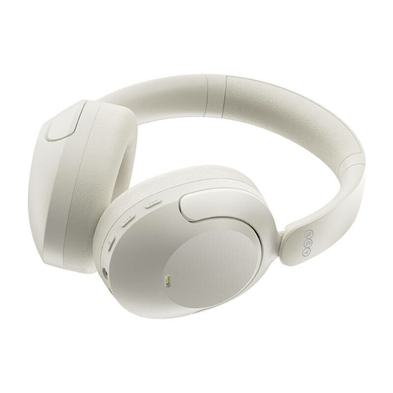 Casti wireless Bluetooth foldable noise-cancelling QCY H4, alb