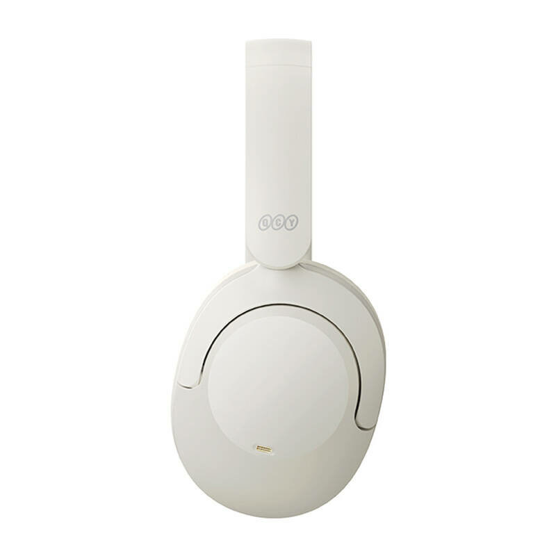 Casti wireless Bluetooth foldable noise-cancelling QCY H4, alb