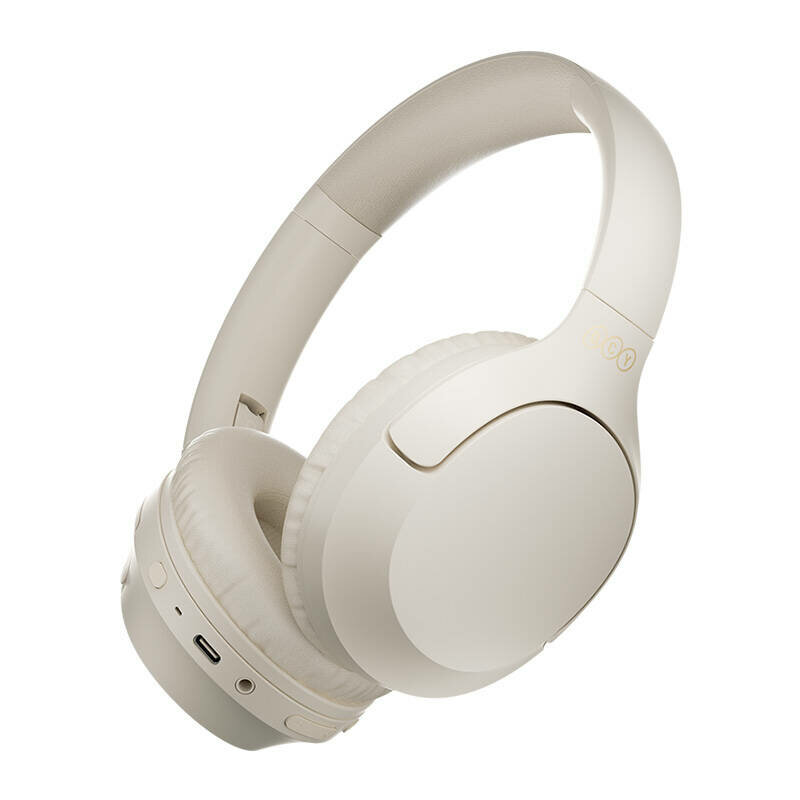 Casti wireless Bluetooth noise-cancelling QCY H2 PRO, alb