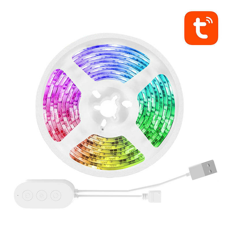Banda LED RGB smart Gosund SL1, aplicatie Tuya, 2.8m