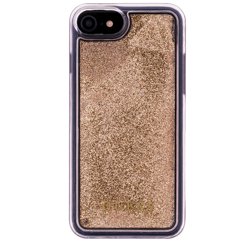 Bumper iPhone 7 Guess Liquid Glitter- Gold GUHCP7GLUTGO