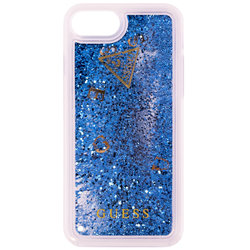 Bumper iPhone 7 Guess Liquid Glitter- Blue GUHCP7GLUFLBL