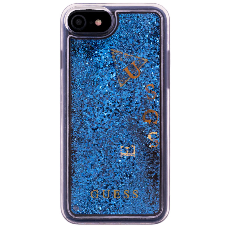 Bumper iPhone 8 Guess Liquid Glitter- Blue GUHCP7GLUFLBL