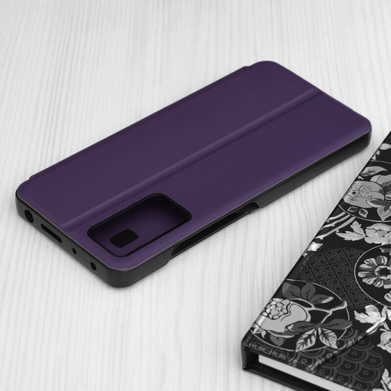 Husa Xiaomi Redmi Note 12 Pro 4G Eco Leather View flip tip carte, mov