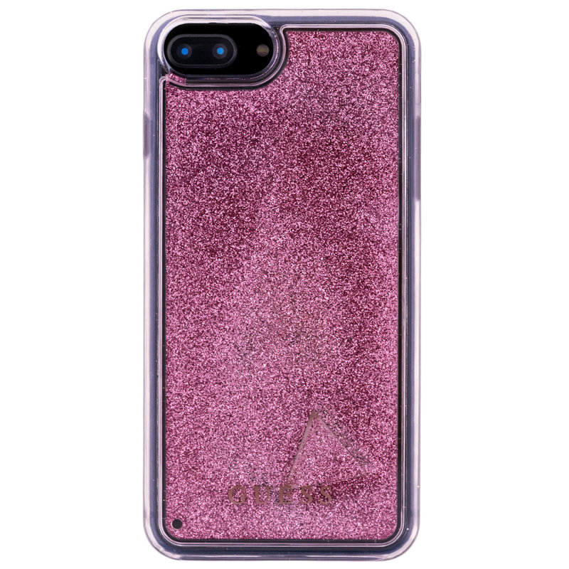 Bumper iPhone 8 Plus Guess Liquid Glitter- Rose Gold GUHCP7LGLUTRG