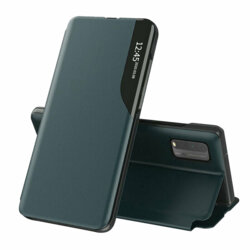 Husa Xiaomi Poco M3 Eco Leather View Flip Tip Carte - Verde