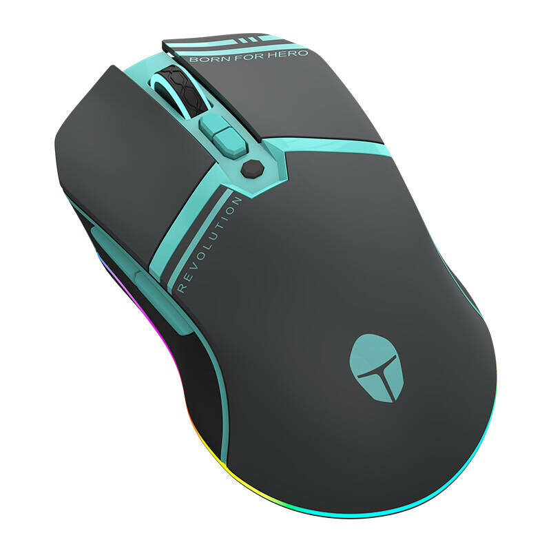 Mouse gaming 2in1 cu lumini RGB, 8000 DPI Thunderobot ML703, negru, JM03N4003