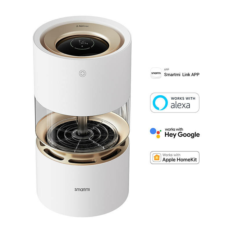 Umidificator inteligent aer uscat Smartmi 3l, HU5160WHEU