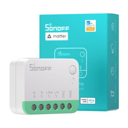Releu wireless Sonoff ZBMini ZigBee, comutator inteligent Wi-Fi, alb