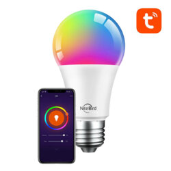 Bec inteligent LED RGB NiteBird WB4, filet E27, multicolor