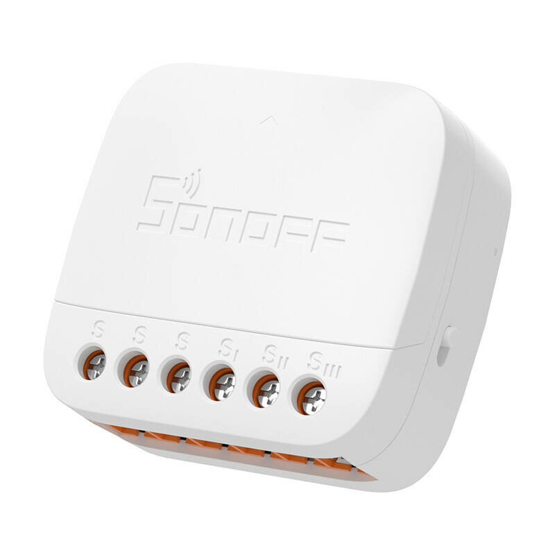 Releu wireless Sonoff S-MATE2, comutator inteligent, Wi-Fi, alb