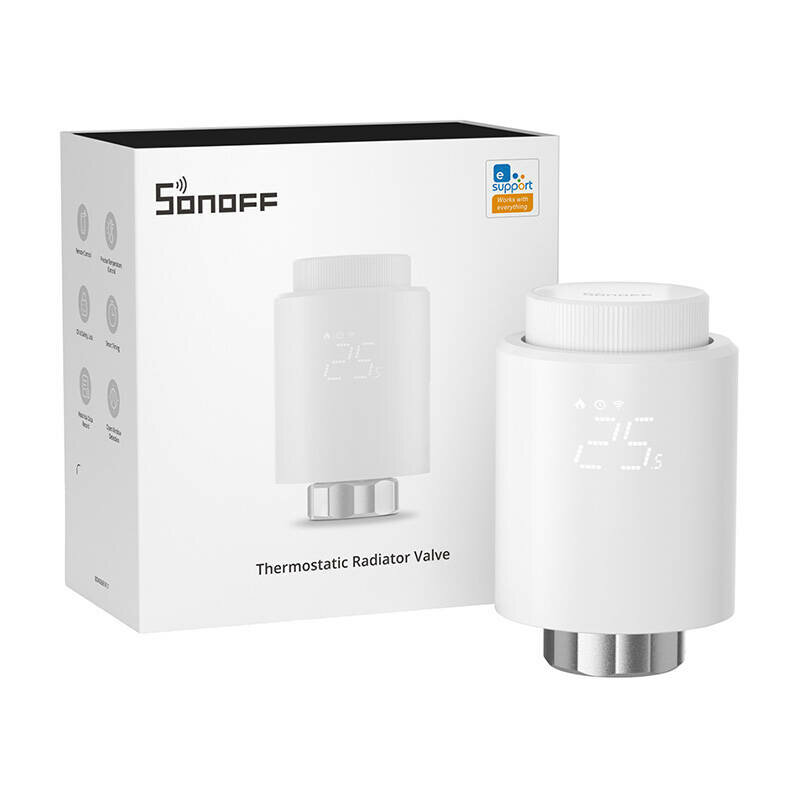 Termostat robinet calorifer smart Wi-Fi Sonoff TRVZB, Zigbee 3.0