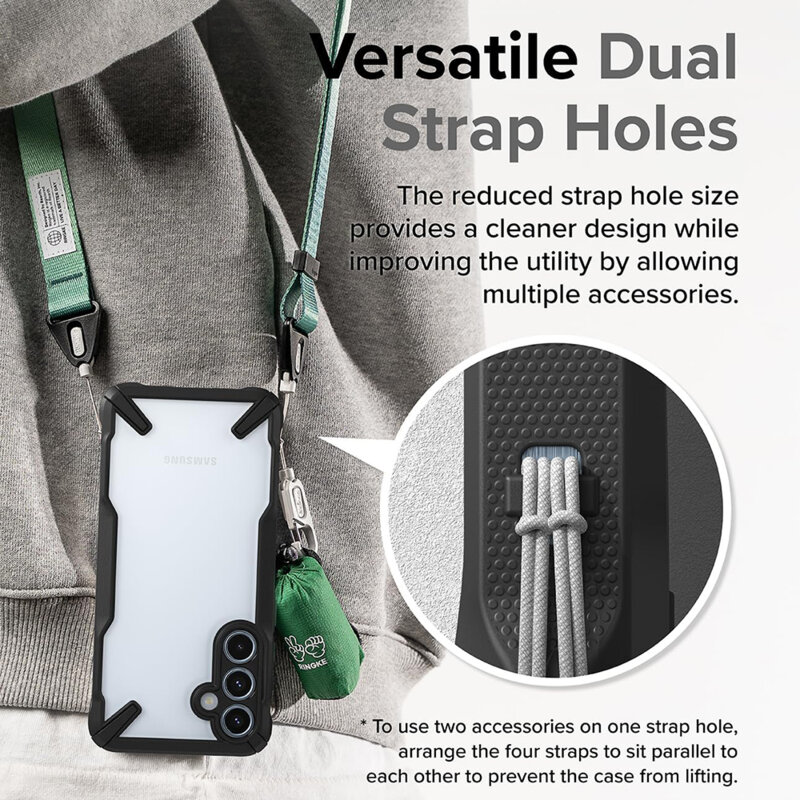 Husa Samsung Galaxy A35 5G Ringke Fusion X, negru