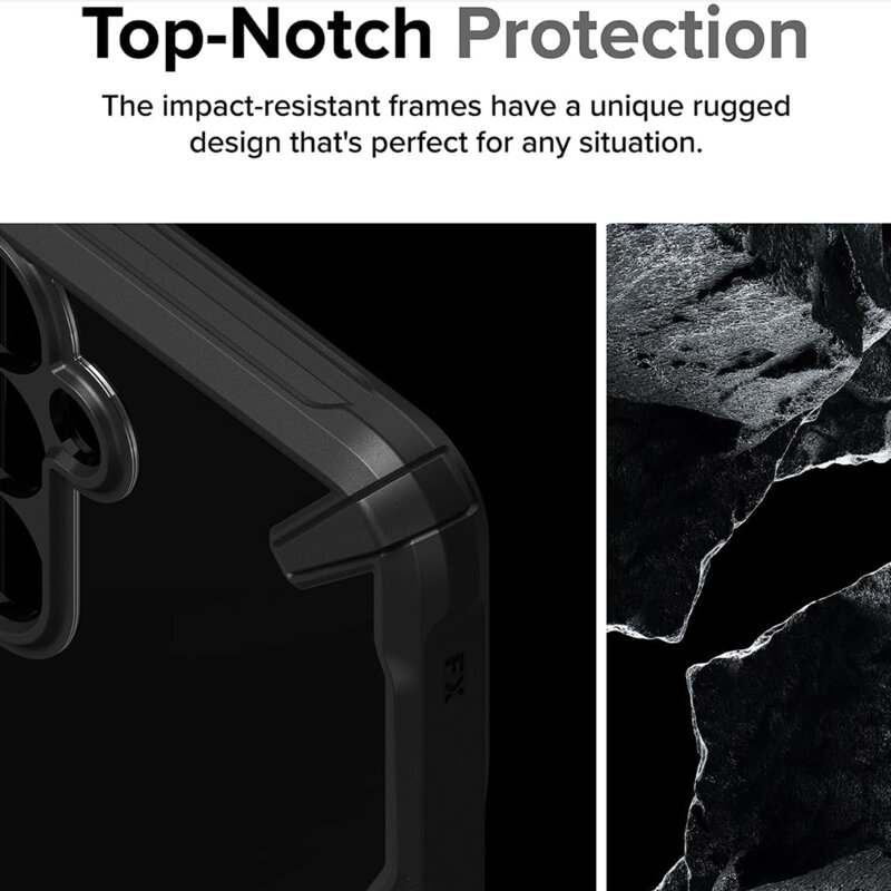 Husa Samsung Galaxy A35 5G Ringke Fusion X, negru