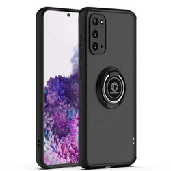 Husa Oppo Reno11 Pro Techsuit Glinth cu inel suport stand magnetic, negru