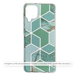 Husa Xiaomi Redmi Note 13 Pro 4G Techsuit Marble, Green Hex