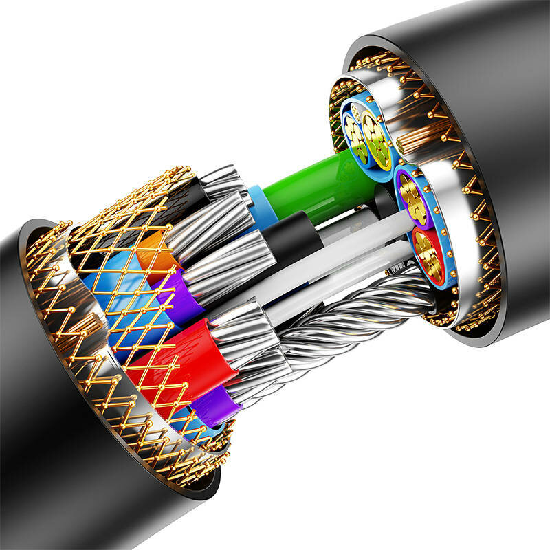 Cablu extensie USB, 0.5m Baseus AirJoy Series, negru