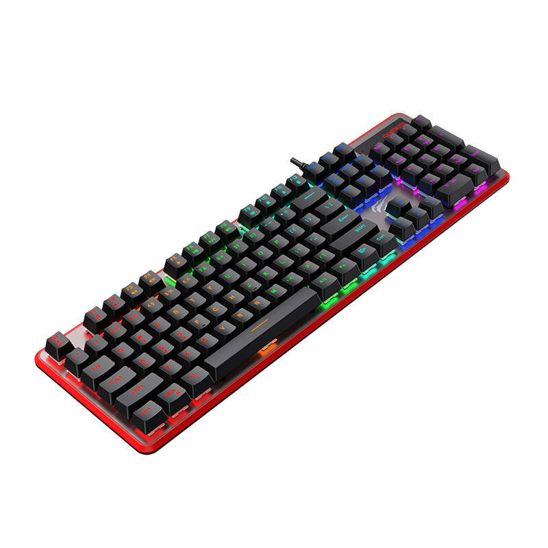 Tastatura gaming mecanica USB cu lumini RGB Havit KB870L