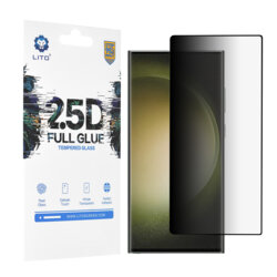 Folie sticla Samsung Galaxy S22 5G Lito 2.5D Full Glue, privacy