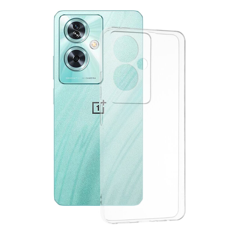 Husa OnePlus Nord N30 SE Techsuit Clear Silicone, transparenta