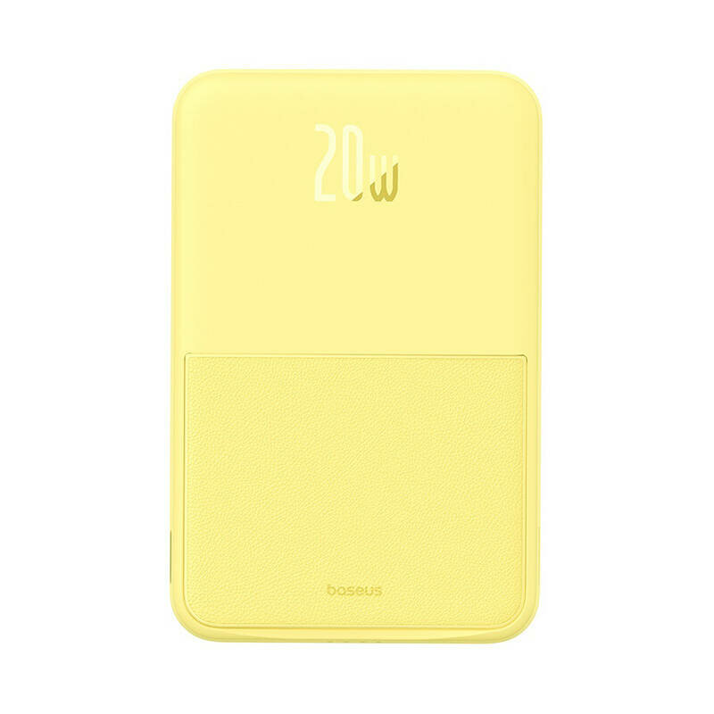 Baterie externa MagSafe 5000mAh, 20W Baseus PPCXZ05, galben