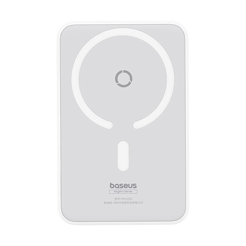 Baterie externa Magsafe 5000mAh, 20W Baseus PPCXZ05, alb
