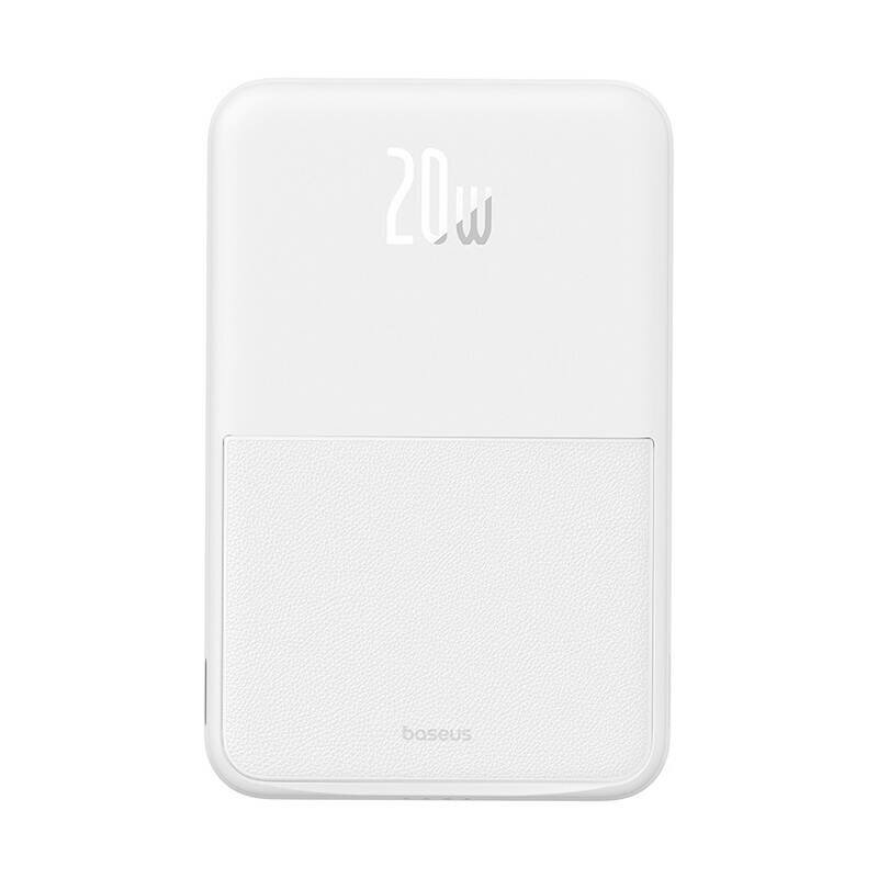 Baterie externa Magsafe 5000mAh, 20W Baseus PPCXZ05, alb
