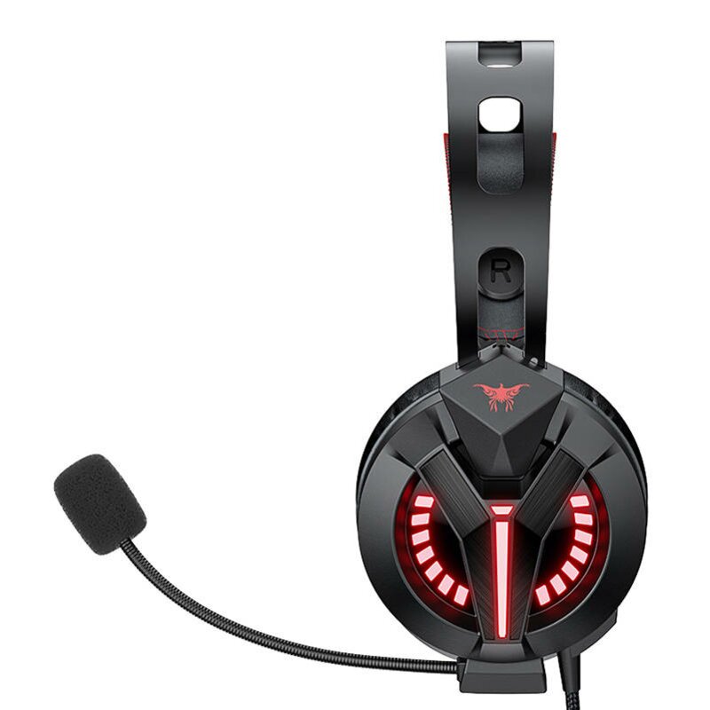 Casti gaming cu microfon, Onikuma, lumini LED, USB, M180 pro