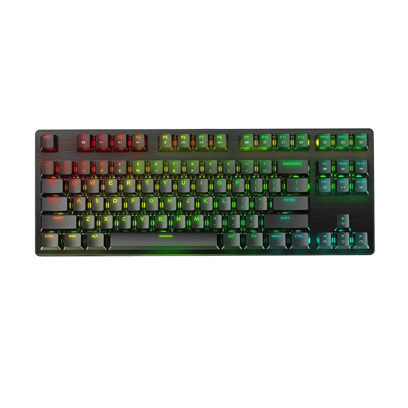 Tastatura gaming cu fir mecanica BlitzWolf, lumini RGB, BW-KB2