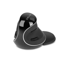 Mouse ergonomic wireless BT 800-4000 DPI Delux M618PD, negru
