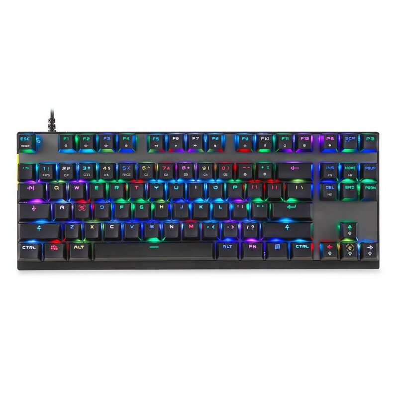 Tastatura mecanica cu fir pentru gaming Motospeed K82, negru